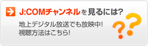 J:COMチャンネルを見るには？地上デジタル放送でも放映中！視聴方法はこちら！