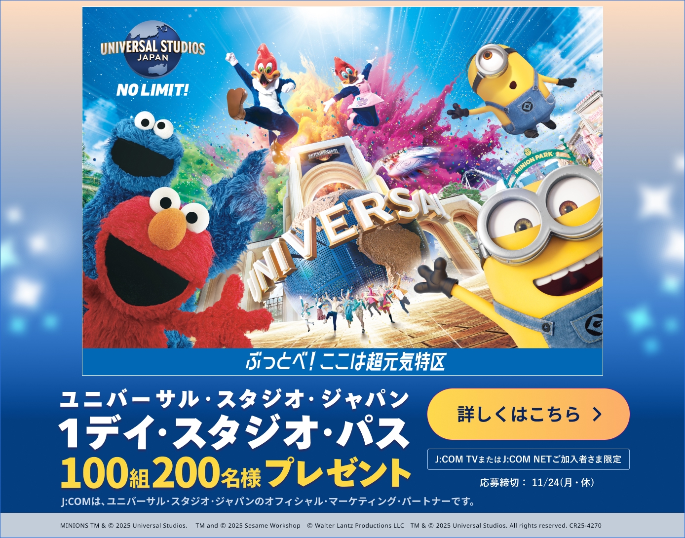 ユニバーサル・スタジオ・ジャパン 1デイ・スタジオ・パス